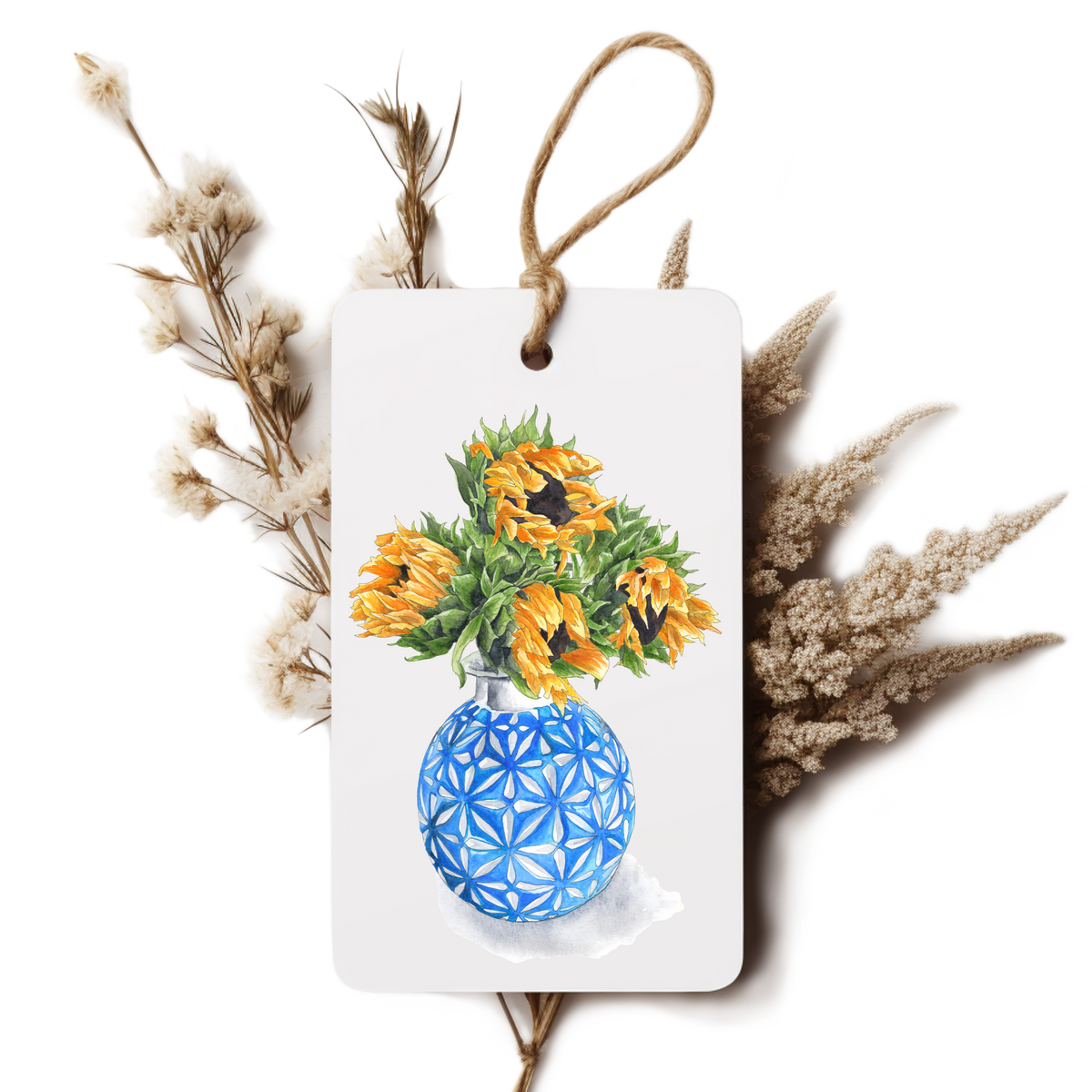 "Blue and Yellow" Gift Tag