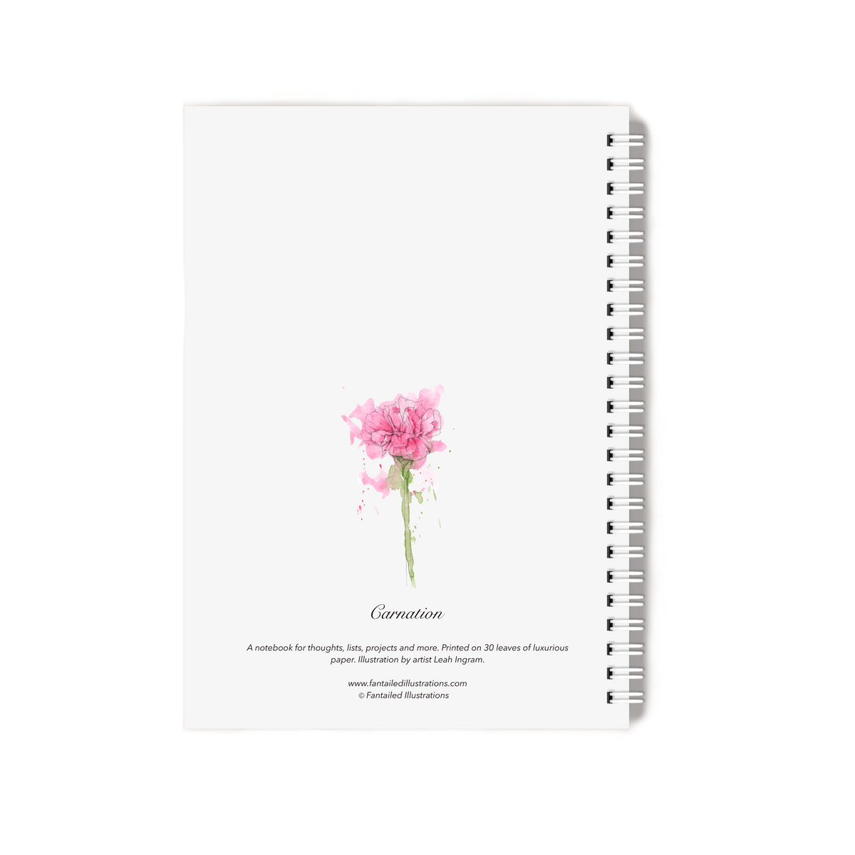 "Carnation" Notebook