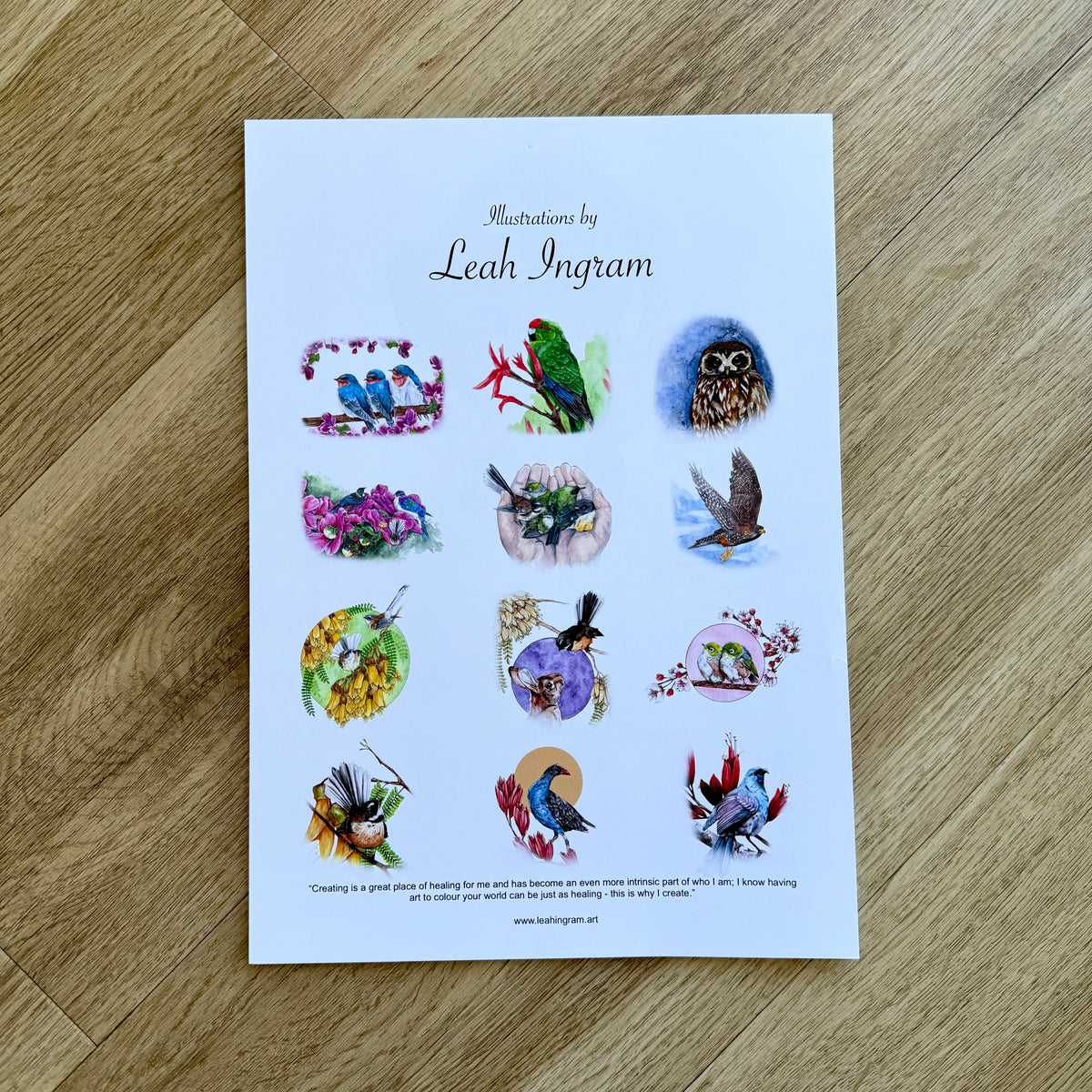 Birds Perpetual Calendar