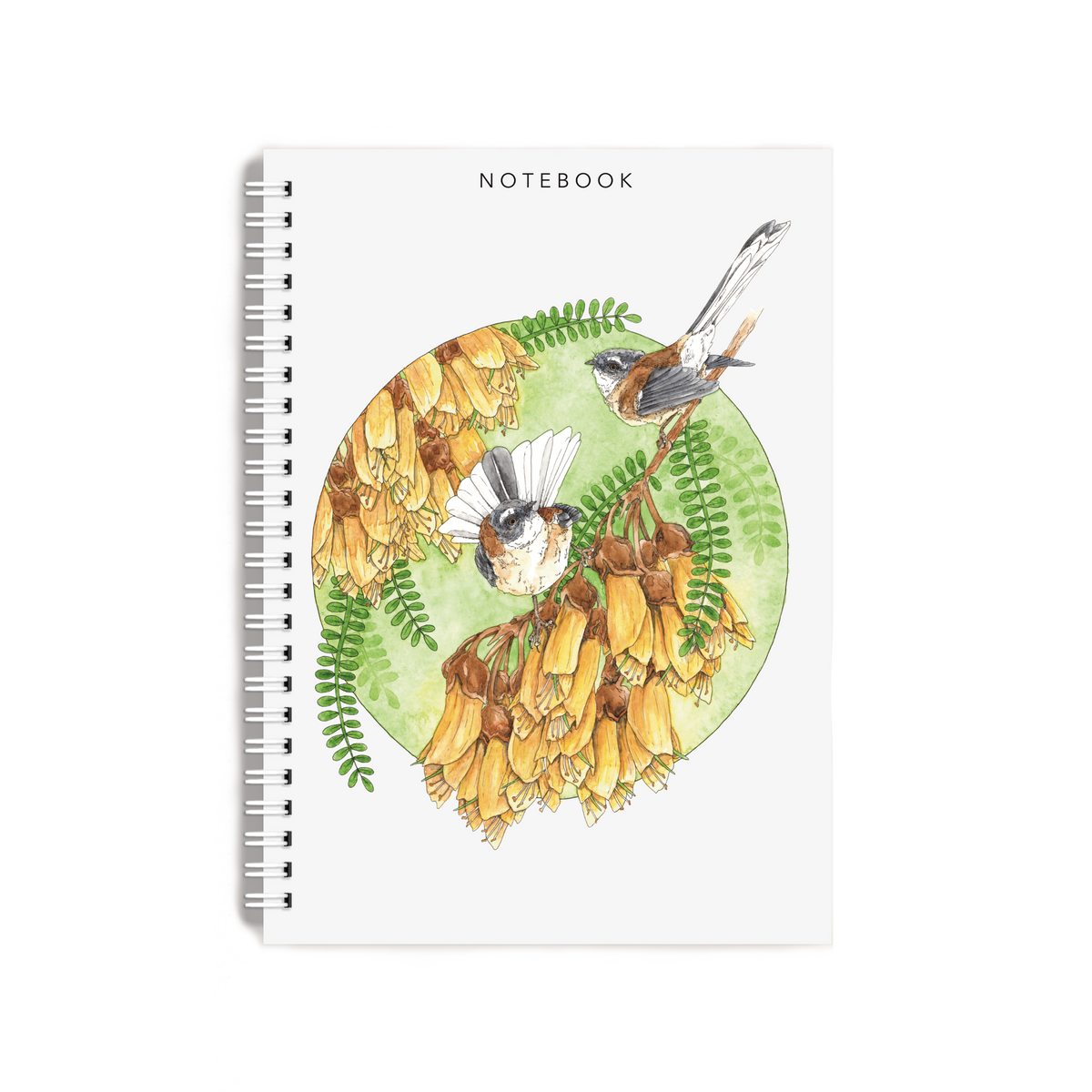 "Fantailed Friends" Notebook