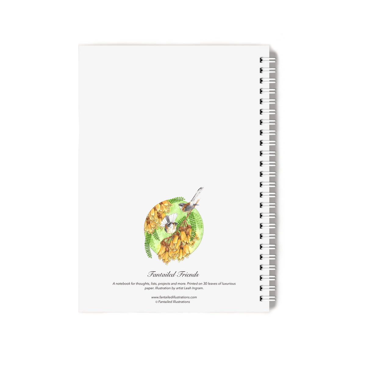 "Fantailed Friends" Notebook