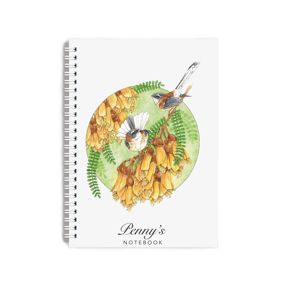 "Fantailed Friends" Notebook
