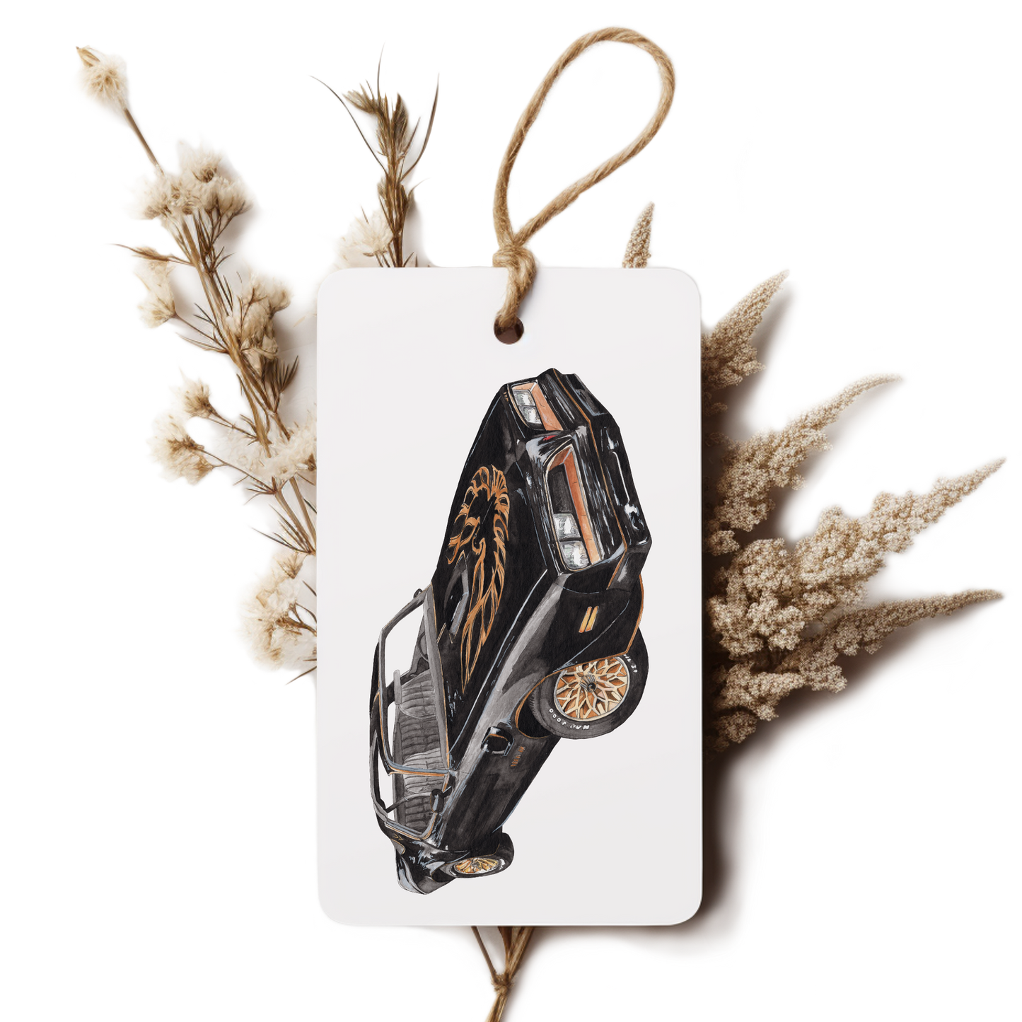 "Fire Chicken" Gift Tag