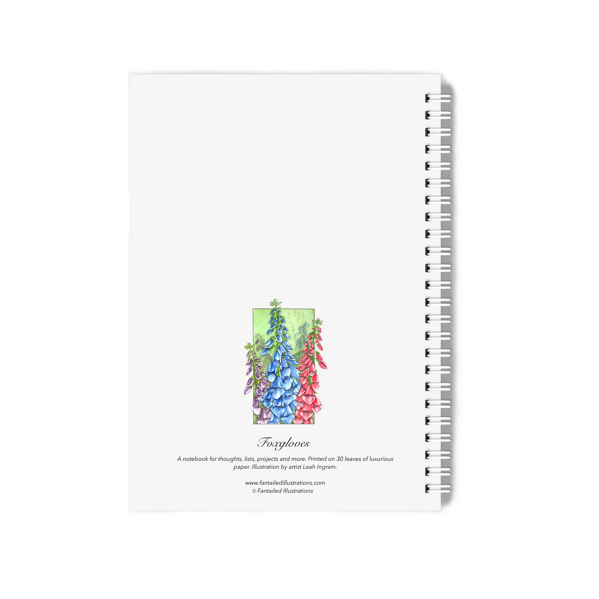 "Foxgloves" Notebook