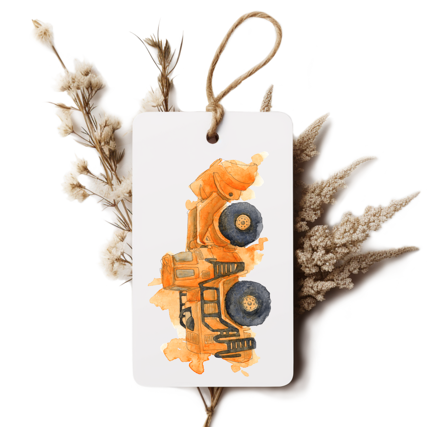 "Front Loader" Gift Tag