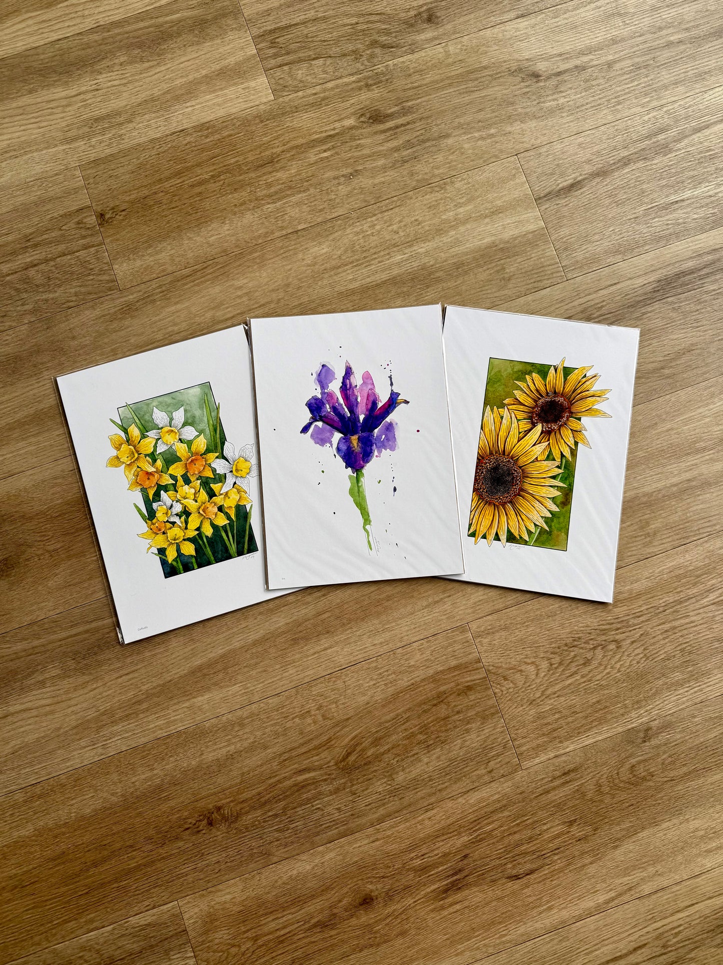 Yellow 3 Pack Prints A4