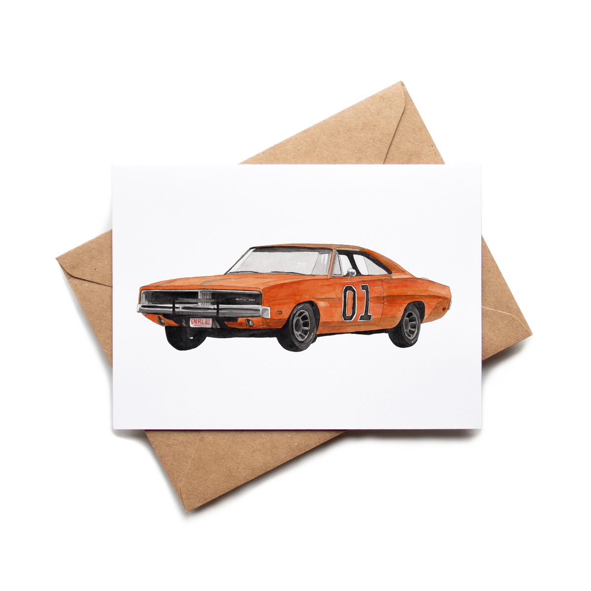 "General Lee" Greeting Card