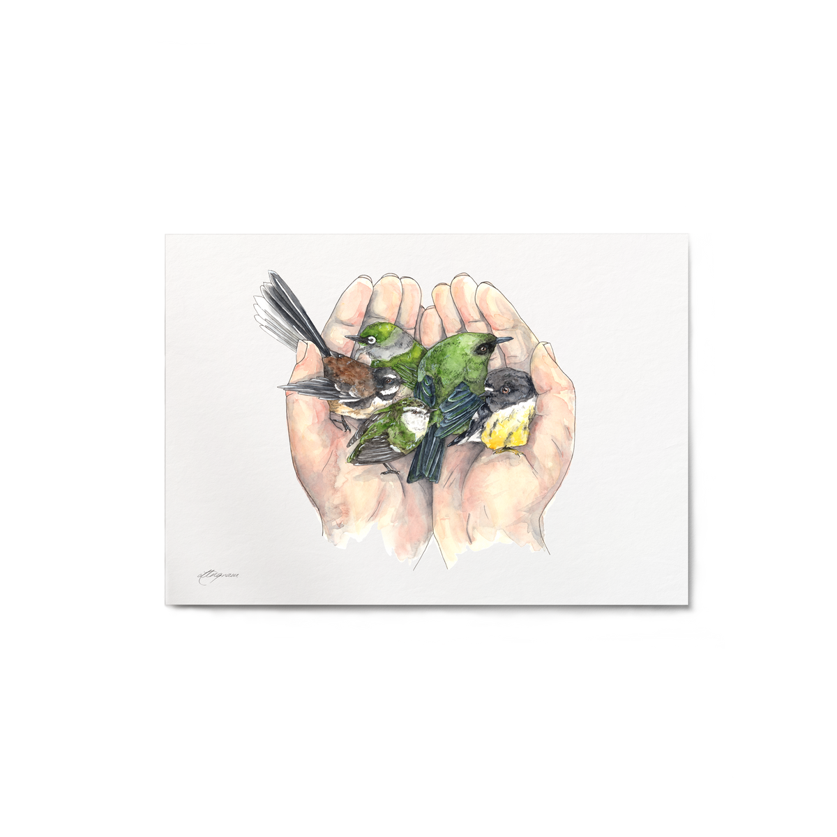"Handful of Aotearoa" Print