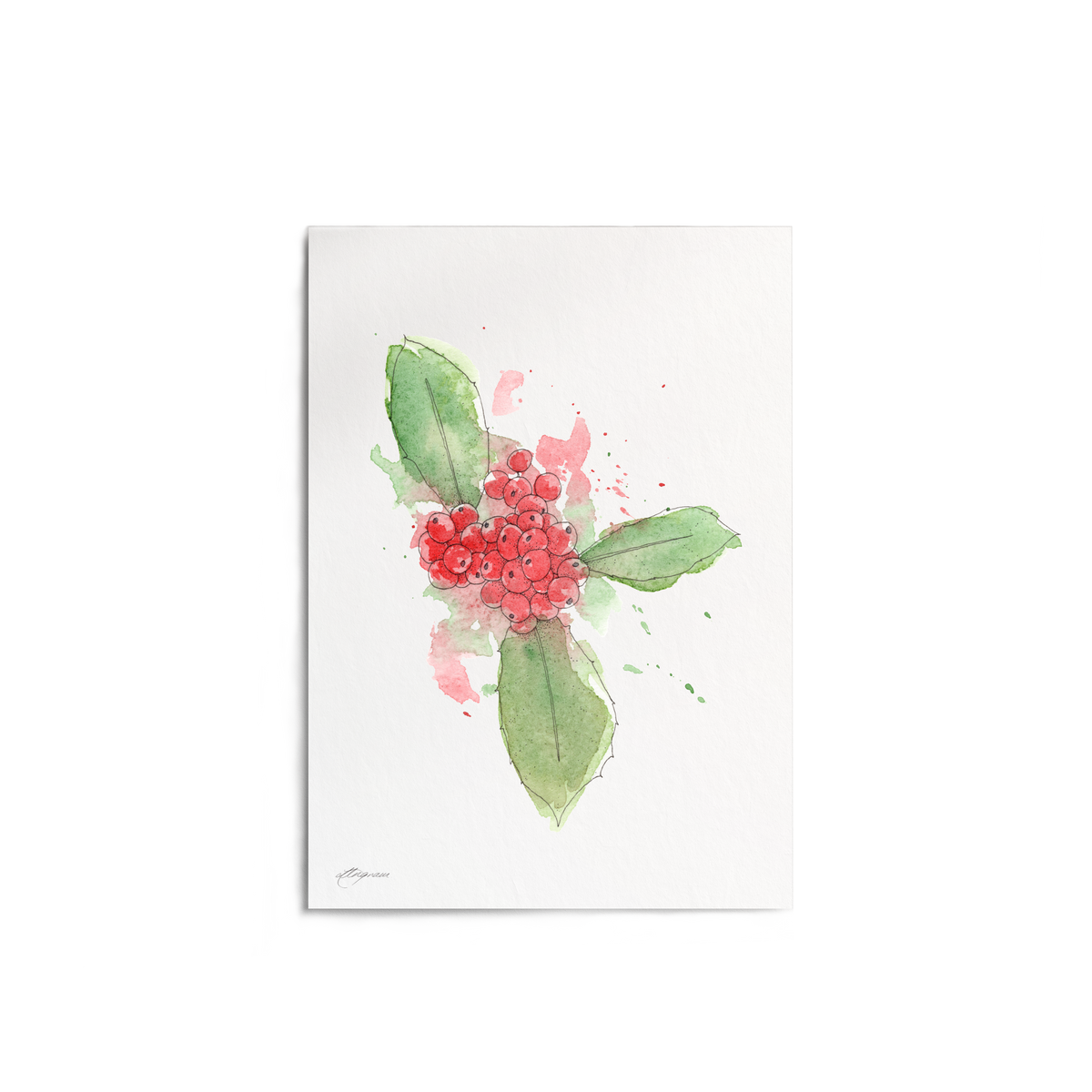 "Holly" Print