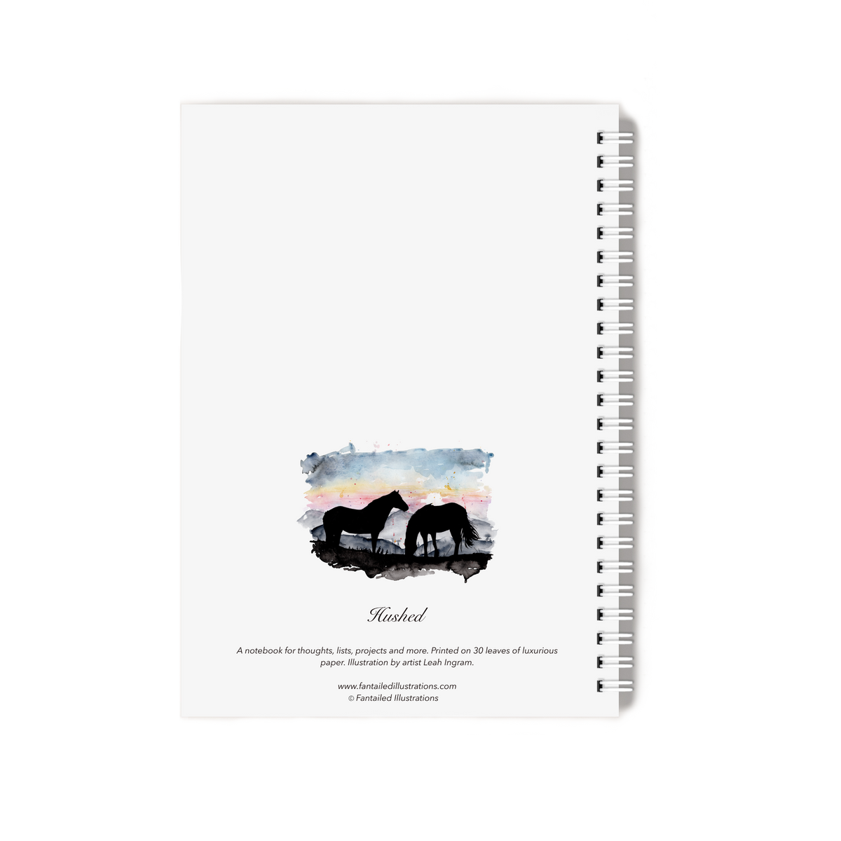 "Hushed" Notebook