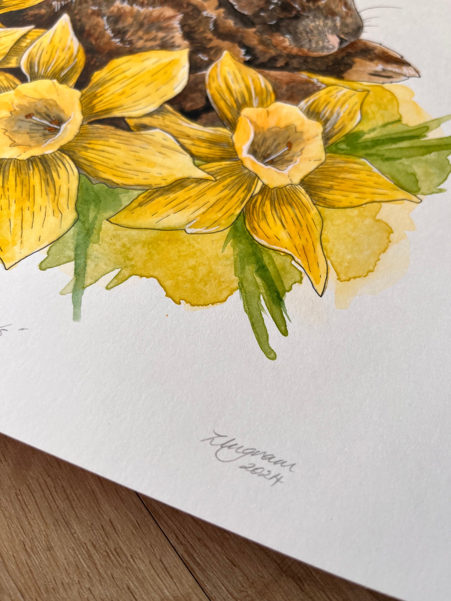 ONO Price - Dozing in Daffodils Original