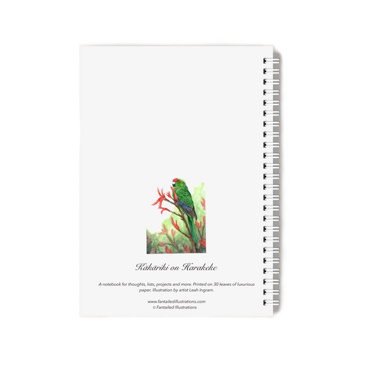 "Kākāriki on Harakeke" Notebook