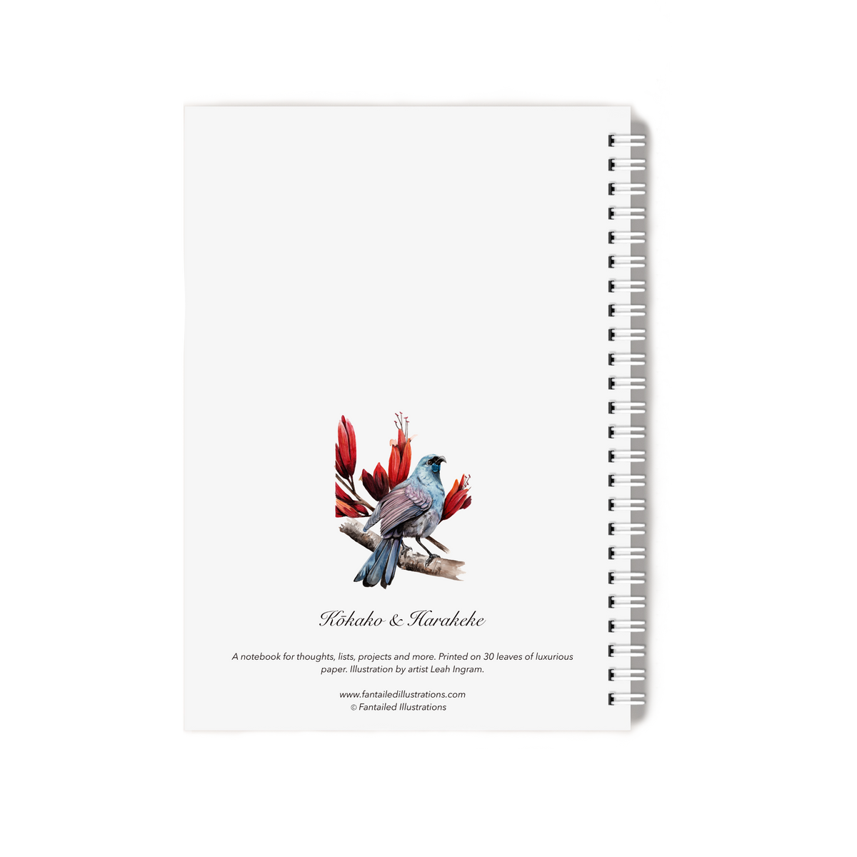 "Kōkako & Harakeke" Notebook