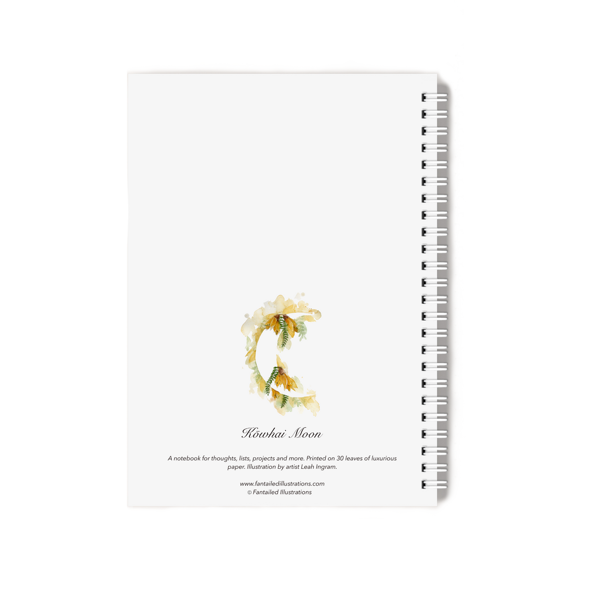 "Kōwhai Moon" Notebook