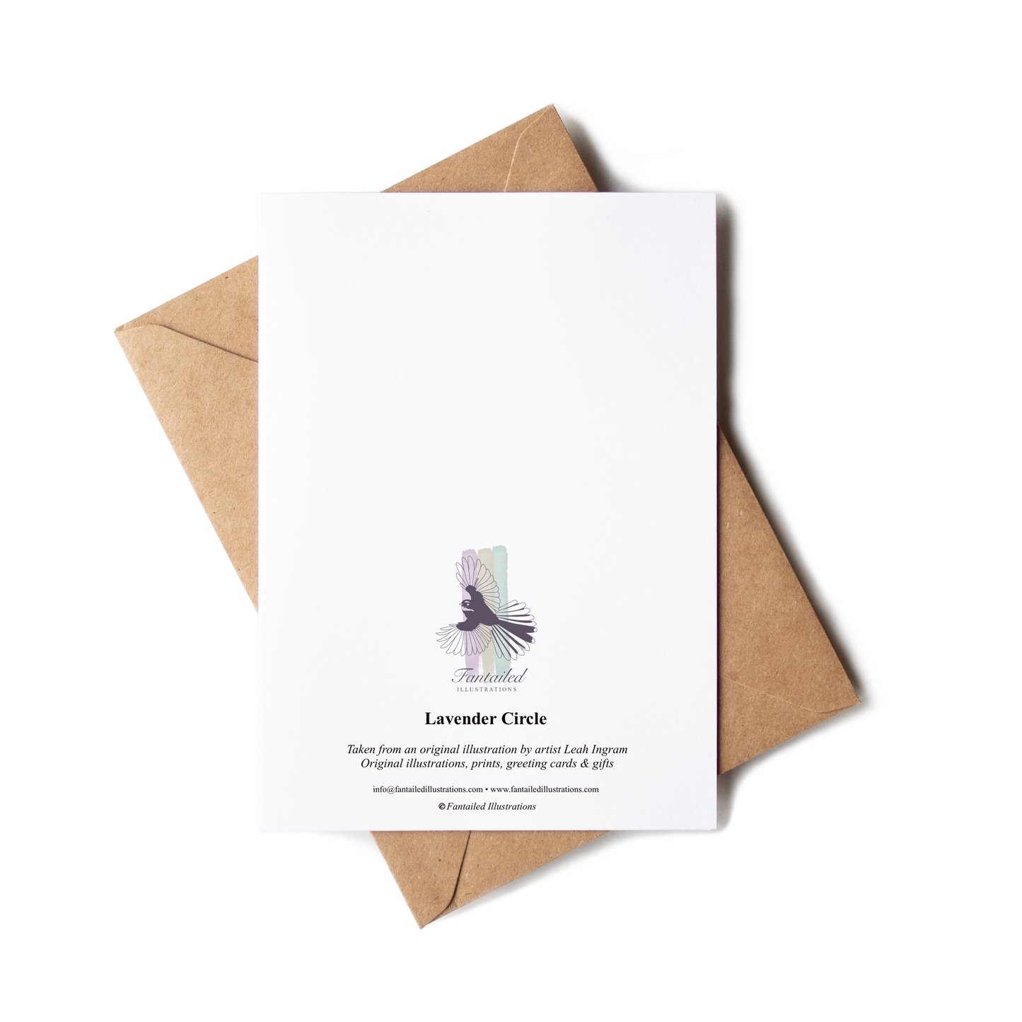 "Lavender Circle" Greeting Card
