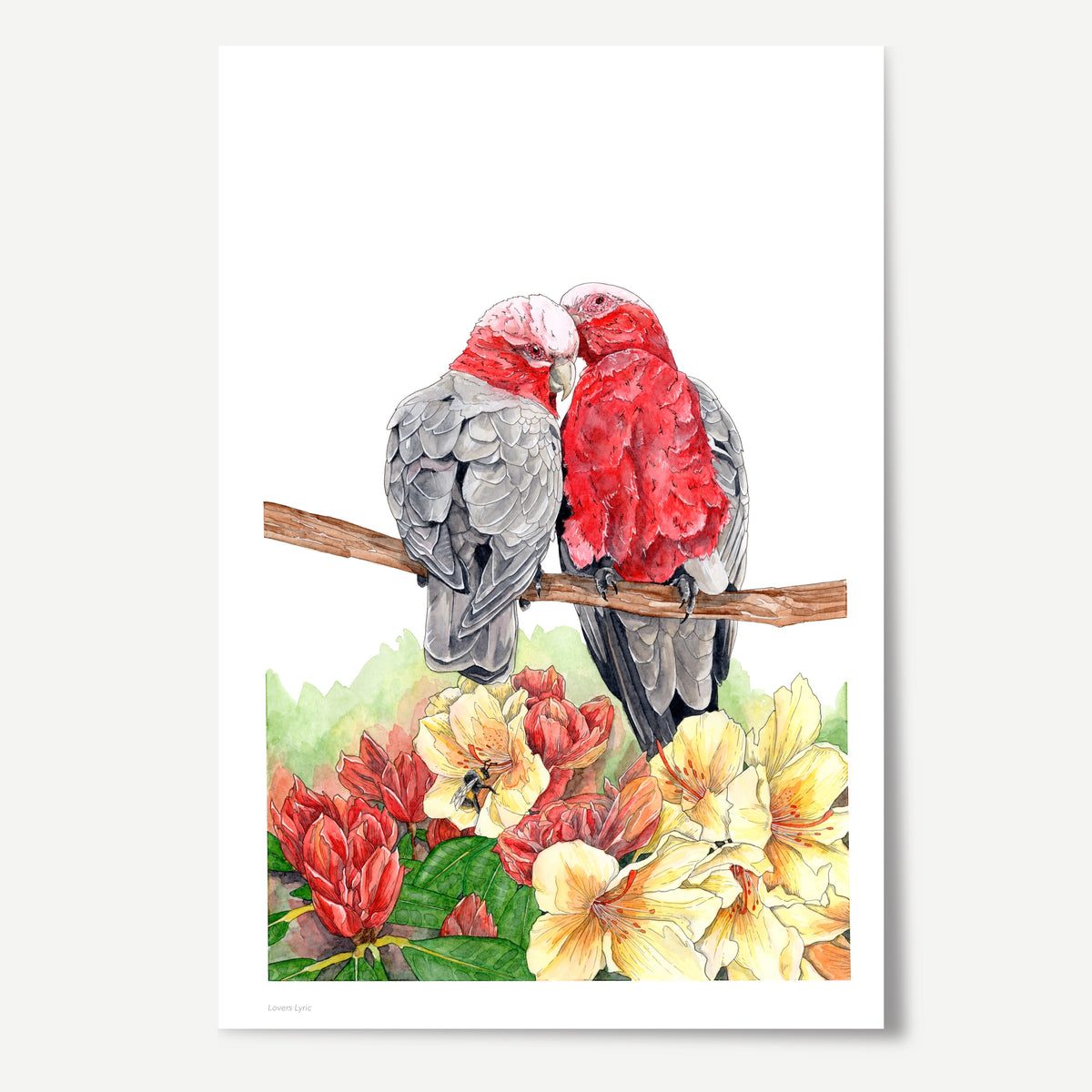 Lovers Lyric Print