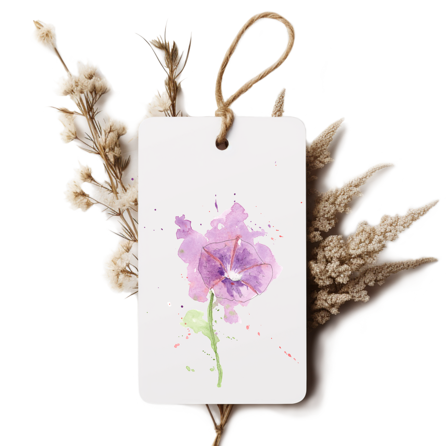 "Morning Glory" Gift Tag