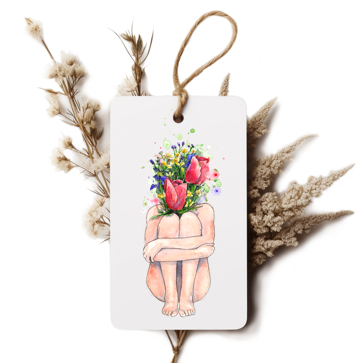 "Sitting With The Colours Of Grief" Gift Tag
