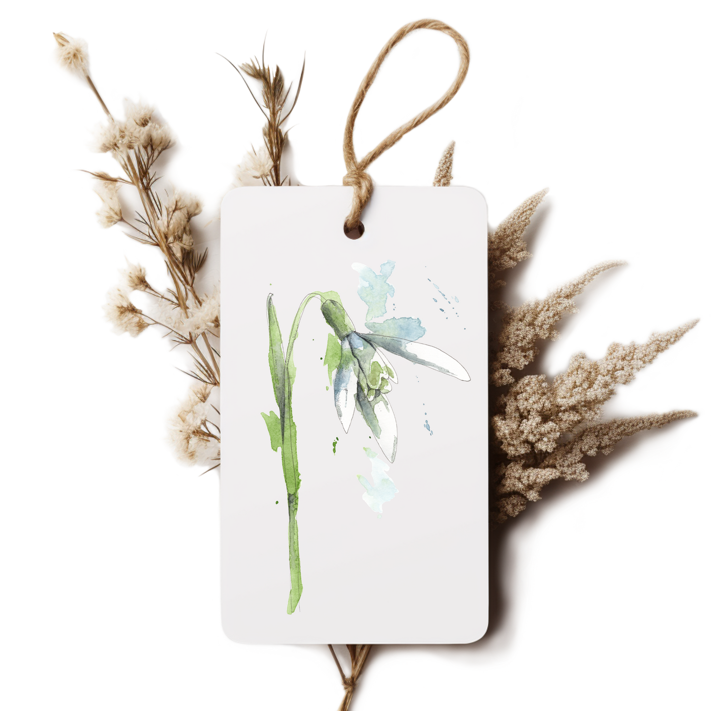 "Snowdrop" Gift Tag
