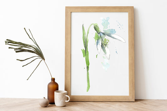 Snowdrop Print