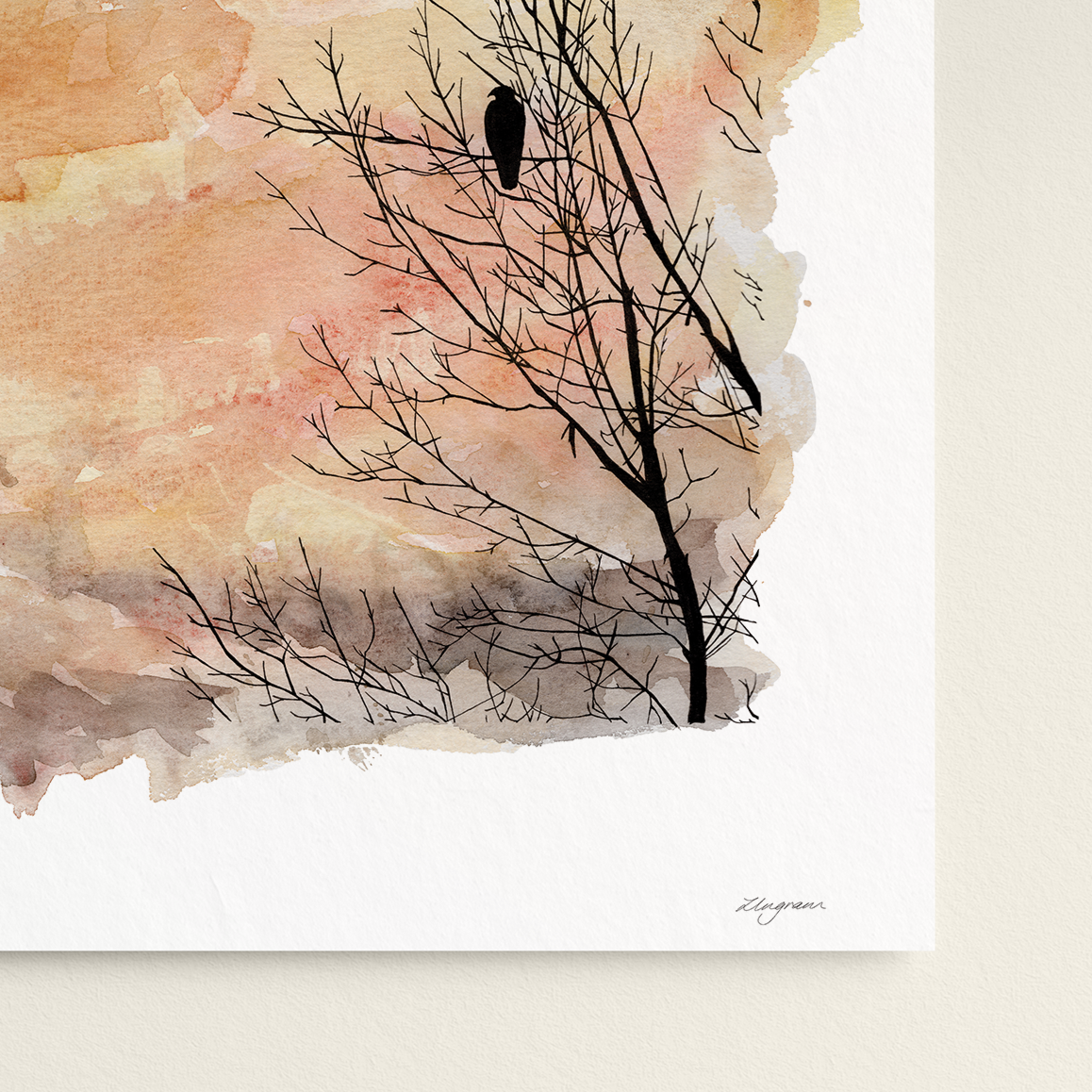 "Solitary" Print