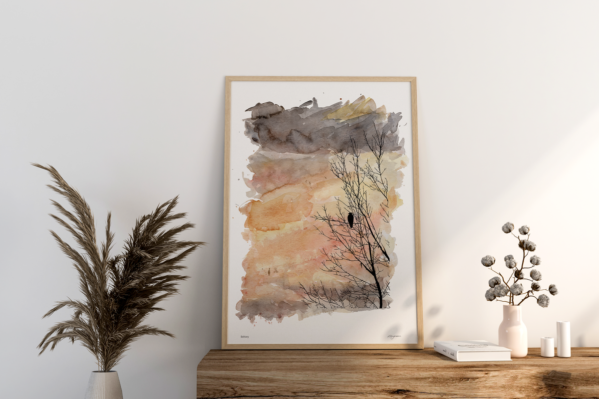 "Solitary" Print