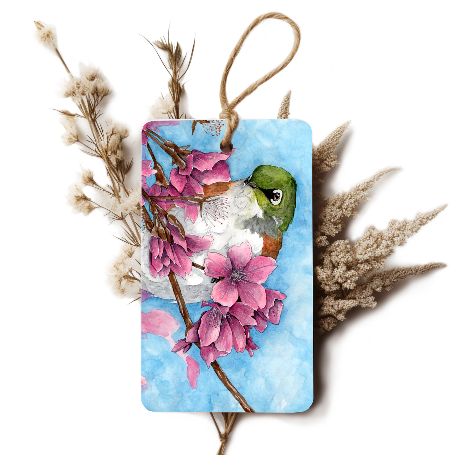"Tauhou in the Blossoms" Gift Tag