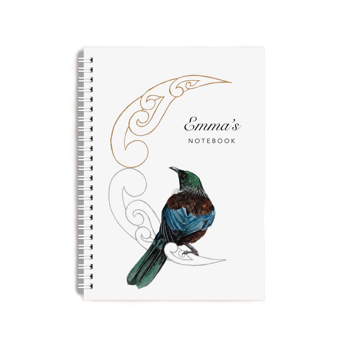 "Tūī & Moon" Notebook