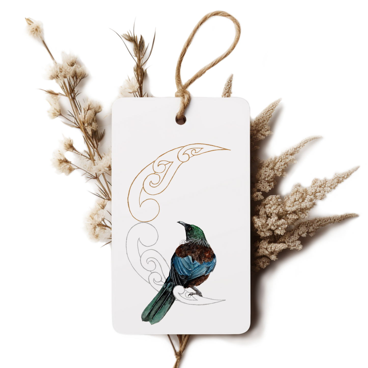 "Tūī & Moon" Gift Tag