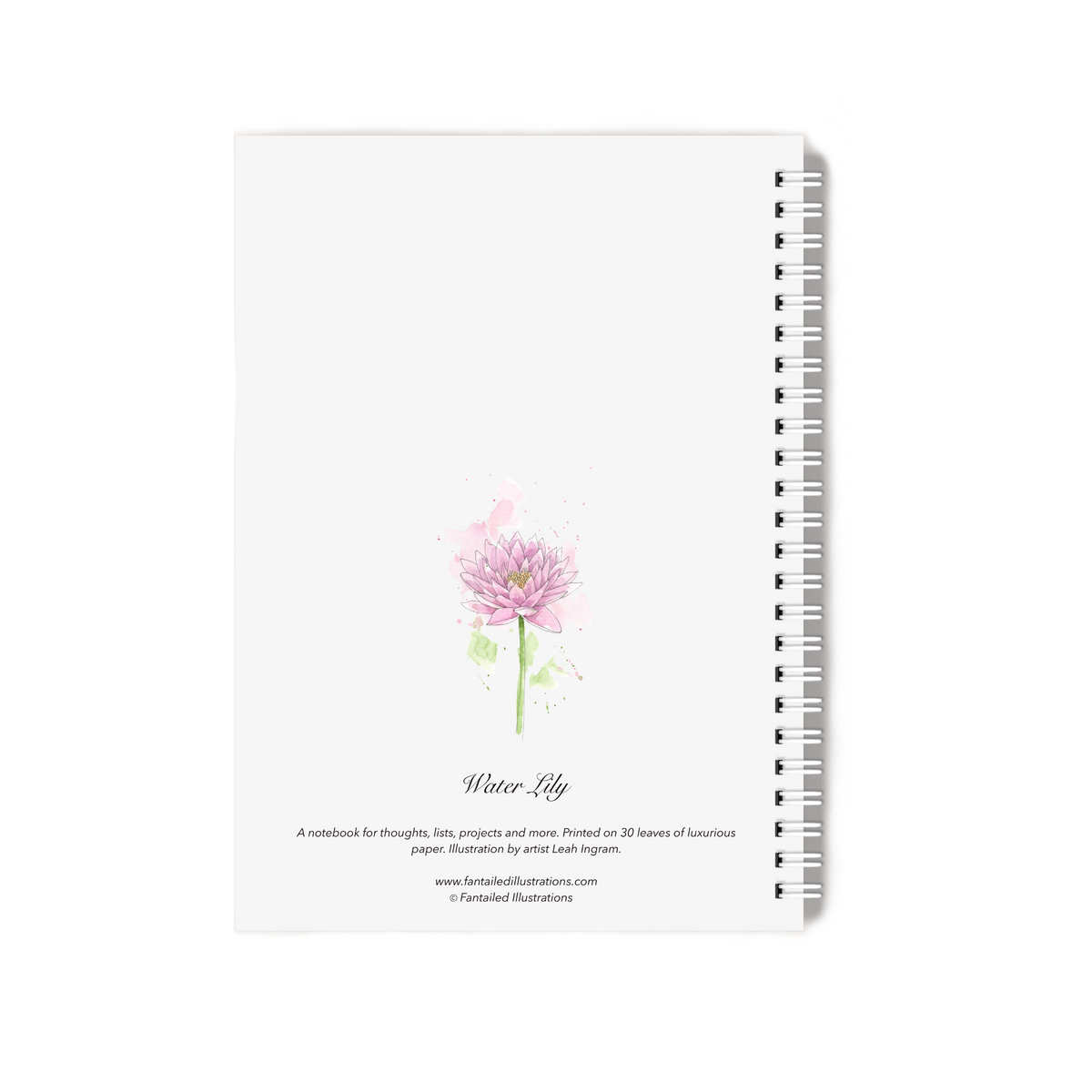 "Water Lily" Notebook