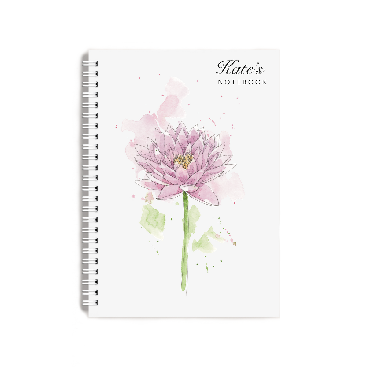 "Water Lily" Notebook