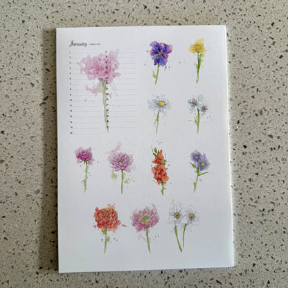 Perpetual Calendar Mini - V2 Birth Month Flowers