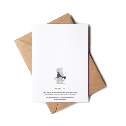 "ANZAC 1.1" Greeting Card