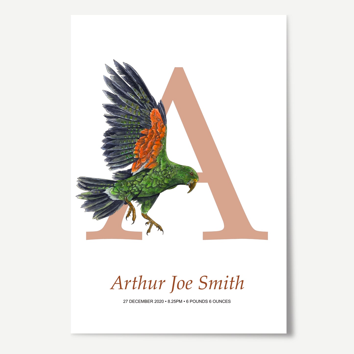 A Letter Custom Print