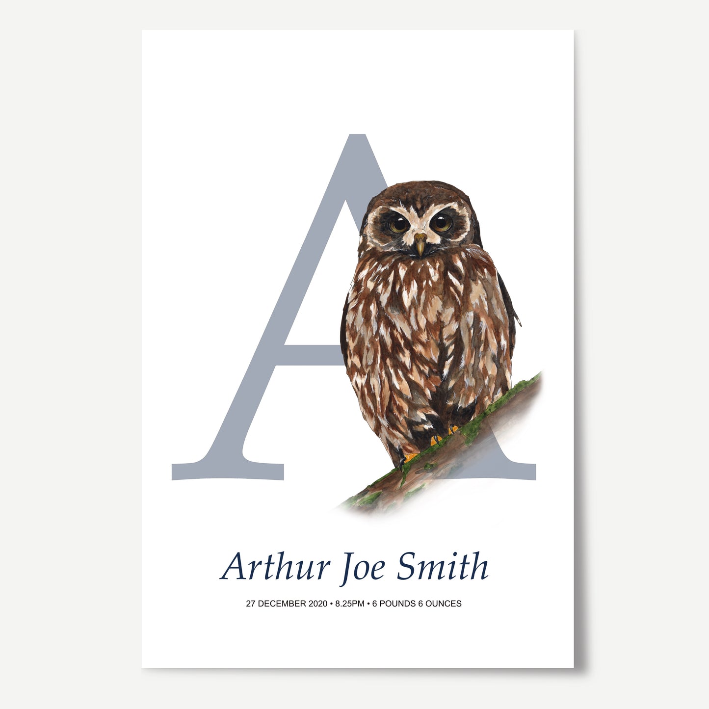 A Letter Custom Print