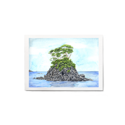 "Abel Tasman Rocks" Print