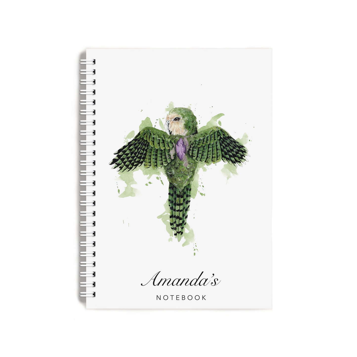 "Amythest Kākāpō" Notebook