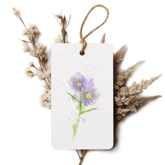 "Aster" Gift Tag