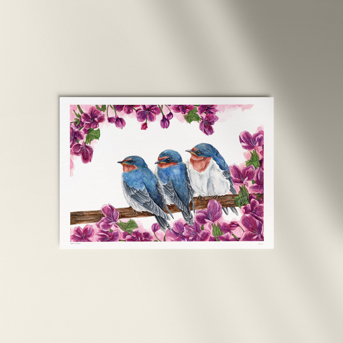 "Ballad of the Swallows" Print