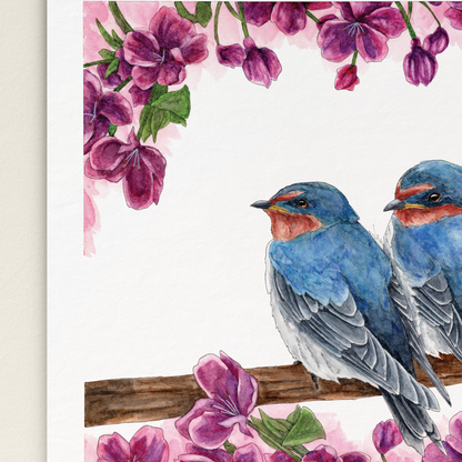 "Ballad of the Swallows" Print