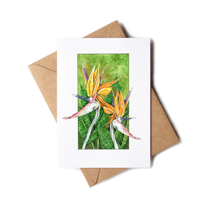 "Bird of Paradise" Greeting Card