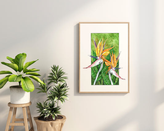 Bird of Paradise Print