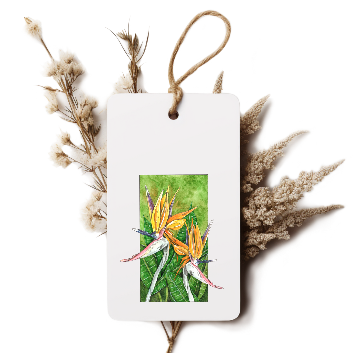"Bird of Paradise" Gift Tag