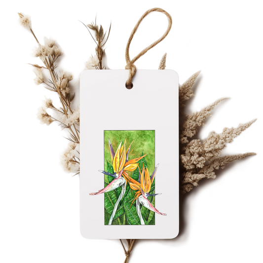 "Bird of Paradise" Gift Tag