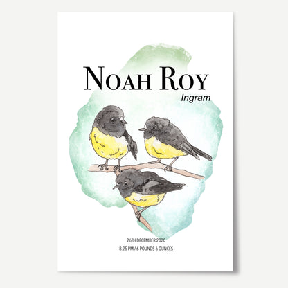 Miromiro Birth Details Print