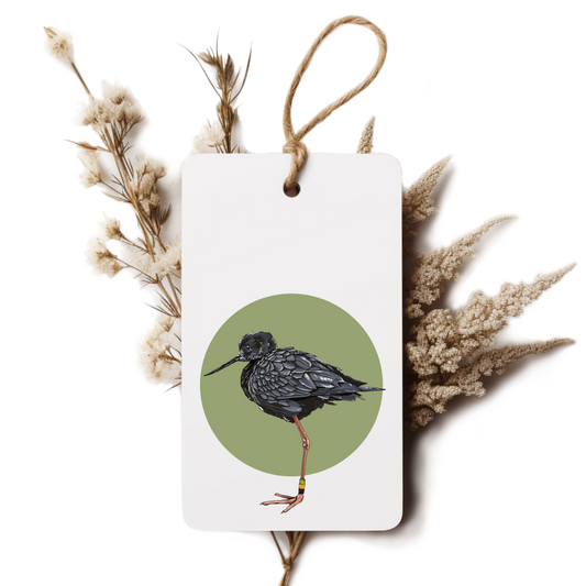 "Black Stilt" Gift Tag