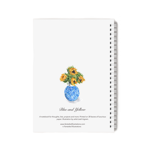 "Blue and Yellow" Notebook