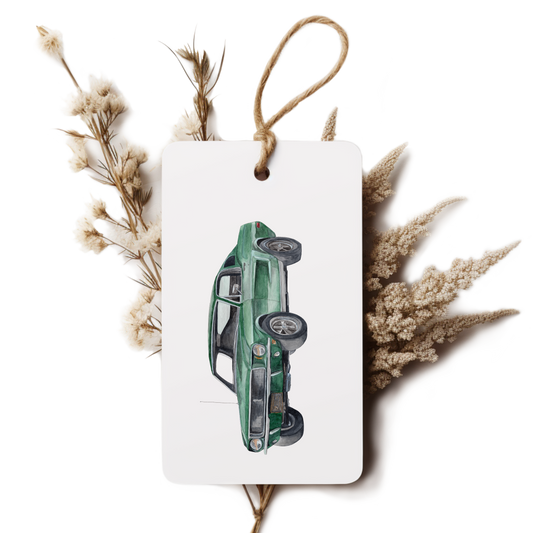 "Bullitt Mustang" Gift Tag