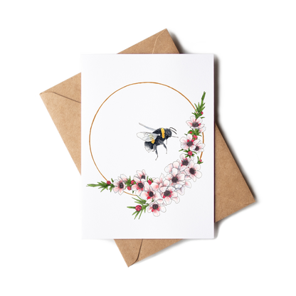 "Bumble & Manuka" Greeting Card