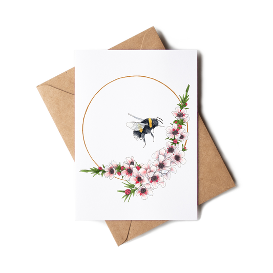"Bumble & Manuka" Greeting Card